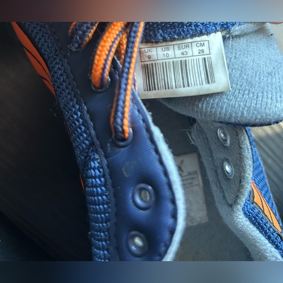 Puma Men's Dynamic Blue and Vibrant Orange Sneakers - Picture 6 of 6